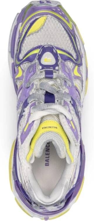 Balenciaga Witte Sneakers met Multi-Panel Design Multicolor Dames