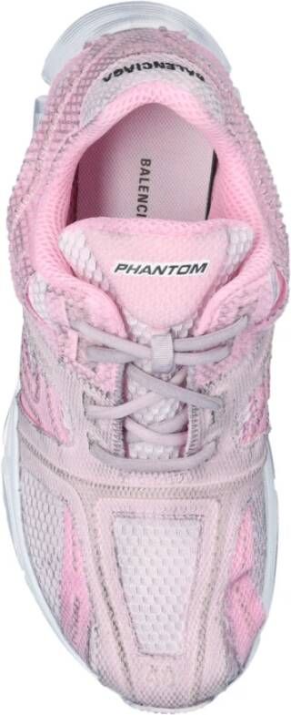 Balenciaga Phantom Mesh Sneakers Roze Dames