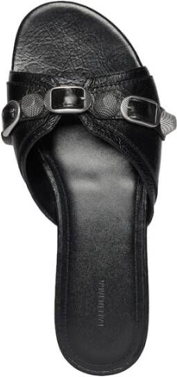 Balenciaga Platte sandalen met Cagole-stijl