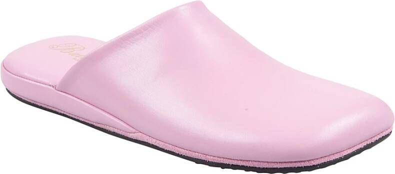Balenciaga Platte Leren Sneakers Roze Dames