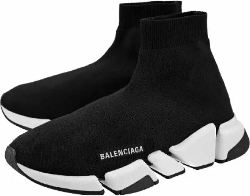 Balenciaga Zwarte polyester joggers Zwart Dames