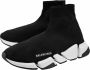 Balenciaga Zwarte Witte Speed 2.0 Sneaker voor Heren Black Heren - Thumbnail 3