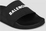 Balenciaga Pool Slide Sandaal met Contrasterend Logo Black Dames - Thumbnail 3