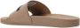 Balenciaga Beige Pool Slide Sandalen met Luxe Logo Detail Beige Dames - Thumbnail 5