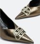 Balenciaga Square Knife Pumps Bruin Dames - Thumbnail 2