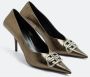 Balenciaga Square Knife Pumps Bruin Dames - Thumbnail 3