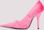 Balenciaga Roze Velvet Pomp Mes Ontwerp Pink Dames - Thumbnail 2