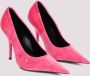 Balenciaga Roze Velvet Pomp Mes Ontwerp Pink Dames - Thumbnail 3