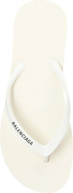 Balenciaga Rubberen teenslippers met logo
