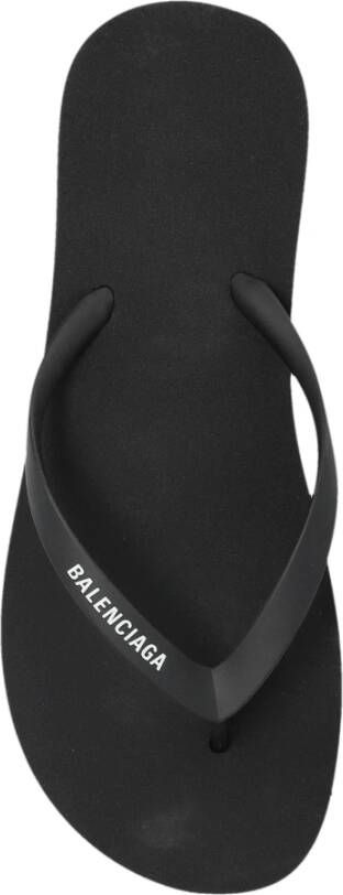 Balenciaga Rubberen teenslippers met logo