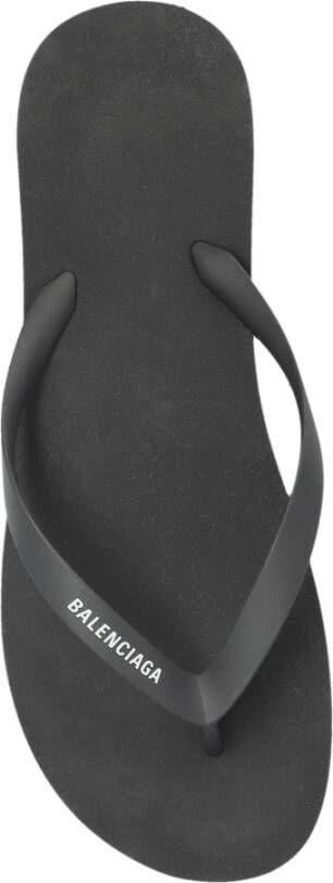 Balenciaga Rubberen teenslippers met logo