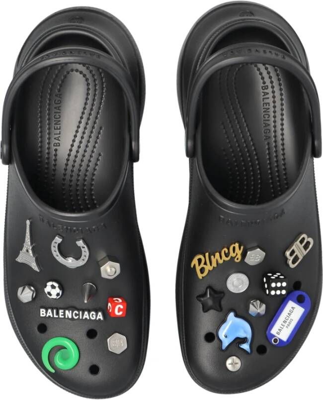 Balenciaga Rubberlaarzen met applicaties