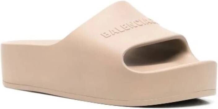 Balenciaga Chunky Slide Sandaal Beige Dames