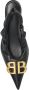 Balenciaga Stijlvolle Leren Slingback Kitten Heel Pumps Black Dames - Thumbnail 10