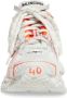 Balenciaga Logo Sneakers Oranje Eierschaal Rubber Gaas - Thumbnail 2