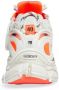 Balenciaga Logo Sneakers Oranje Eierschaal Rubber Gaas - Thumbnail 3