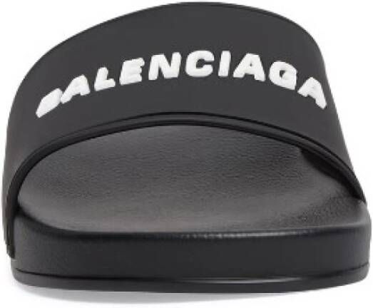 Balenciaga Stijlvolle Pool Clog Slide Sandaal voor dames in zwart Dames