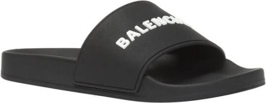 Balenciaga Sliders Zwart Heren