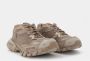 Balenciaga Beige Mix Track.3 Sneakers Klassieke Streetwear Elegantie Beige Unisex - Thumbnail 3