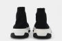 Balenciaga Zwart Witte Speed.2 Sok-Style Sneakers Black Dames - Thumbnail 13