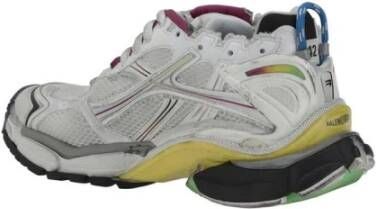 Balenciaga Sneakers met Textuur Platform en Geweven Design Multicolor Heren