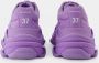 Balenciaga Paarse Stoffen Sneakers met Rubberen Zool Purple Dames - Thumbnail 3
