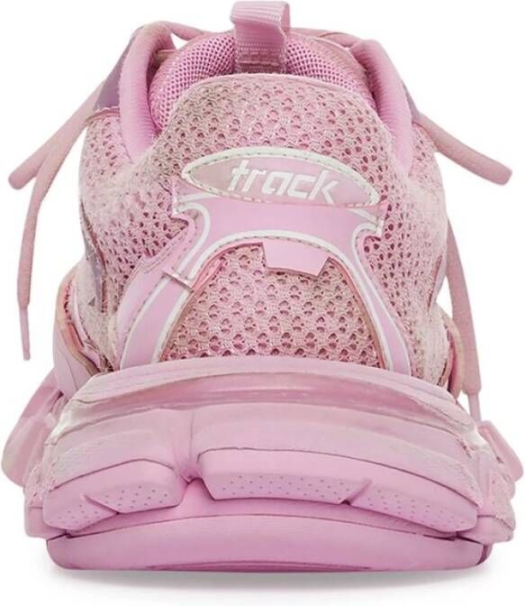 Balenciaga Pink Destroy Chunky Track Trainers Roze Dames