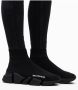Balenciaga Speed 2.0 Recycled Knit Trainers Zwart Dames - Thumbnail 5