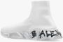 Balenciaga Speed 2.0 Sneakers Witte Slip-Ons met Distressed Details Wit Dames - Thumbnail 4