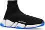Balenciaga Speed 2.0 Clear Sole Sneaker Black Heren - Thumbnail 4