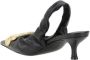 Balenciaga Stijlvolle Leren Slingback Kitten Heel Pumps Black Dames - Thumbnail 3