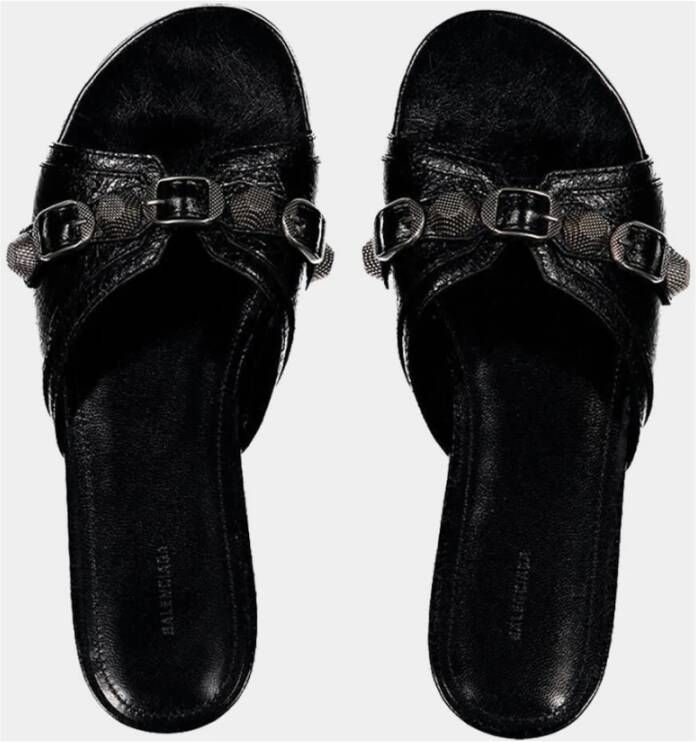 Balenciaga Stijlvolle Platte Sandalen met Strikdetail