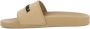 Balenciaga Beige Pool Slide Sandalen met Luxe Logo Detail Beige - Thumbnail 10