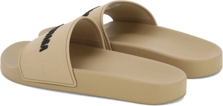 Balenciaga Stijlvolle Sandalen in Polyurethaan en Rubber Beige Dames