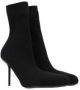 Balenciaga Stretch Gebreide Stiletto Laarzen Zwart Black Dames - Thumbnail 2