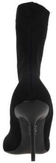 Balenciaga Stretch Gebreide Stiletto Laarzen Zwart Black Dames