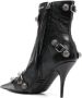 Balenciaga Studded Leren Laarzen met Gesp - Thumbnail 2