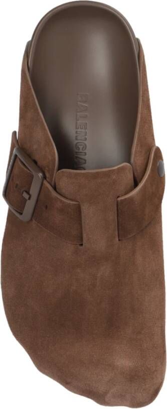 Balenciaga Sunday Suede Slippers