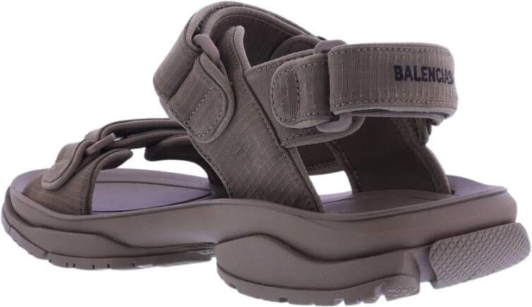 Balenciaga Stijlvolle Monocolor Sandalen Beige Dames