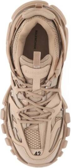 Balenciaga Track Sneakers Lichtbruin Futuristisch Ontwerp