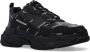 Balenciaga Triple S Allover Logo Sneakers Zwart Heren - Thumbnail 2