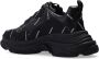 Balenciaga Triple S Allover Logo Sneakers Zwart Heren - Thumbnail 4