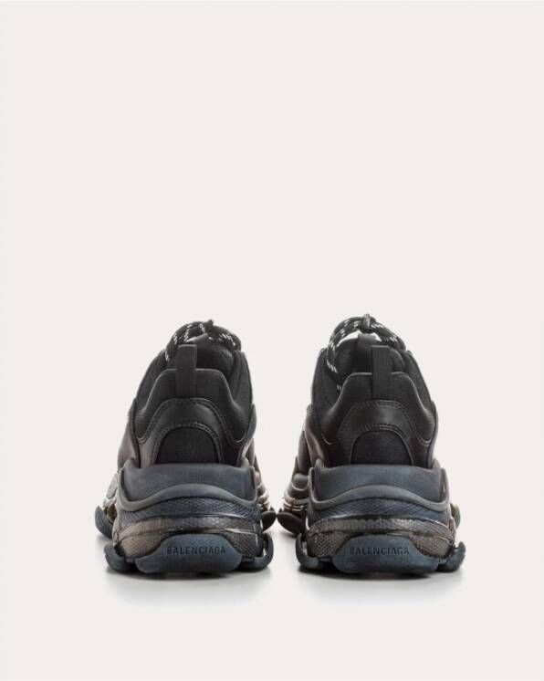 Balenciaga Triple S Clear Sole Sneakers Black Heren