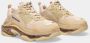 Balenciaga Clear Sole Triple S Sneakers Beige Dames - Thumbnail 2