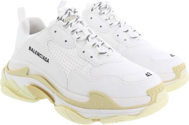 Balenciaga Triple S Sneaker Lf Not Washed Wit Dames