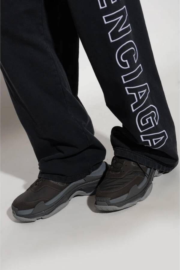 Balenciaga Triple S sneakers Zwart Heren