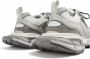Balenciaga Verontruste Faux Suede Mesh Sneakers Grijs - Thumbnail 2