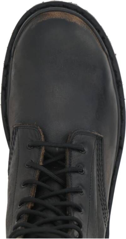 Balenciaga Vintage leren enkellaarsjes Black Heren