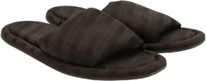 Balenciaga Vintage Pre-owned Canvas sandals Black Dames