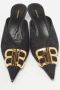 Balenciaga Vintage Pre-owned Denim sandals Black Dames - Thumbnail 3